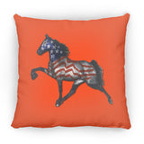 Tennessee Walking Horse Performance All American ZP14 Small Square Pillow