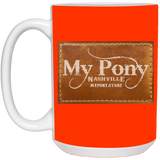 MY PONY NASHVILLE BRAND 21504 15oz White Mug