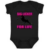Big Licker for Life Pink 4424 Infant Fine Jersey Bodysuit