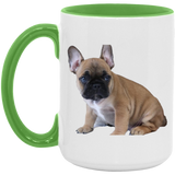 FRENCHIE PUPPY (4) AM15OZ 15oz. Accent Mug