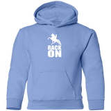 RACK ON RACKING (WHITE ART) G185B Youth Pullover Hoodie