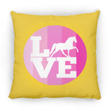 LOVE TWH PLEASURE SHADES OF PINK ZP18 Large Square Pillow