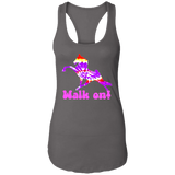 TIE DYE WALK ON NL1533 Ladies Ideal Racerback Tank