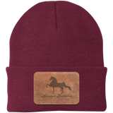AMERICAN SADDLEBRED ON LEATHER CP90 Knit Cap - Patch