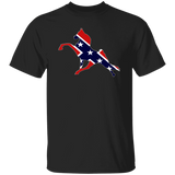 Rebel on the Rail Tennessee Walking Horse Performance G500 5.3 oz. T-Shirt