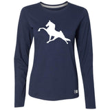 Tennessee Walking Horse Performance (WHITE) 64LTTX Ladies’ Essential Dri-Power Long Sleeve Tee