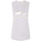 BORN TO WALK B8803 Ladies' Flowy Muscle Tank