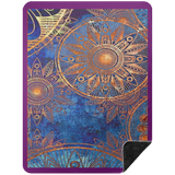 AZTEC 4 BSHL Premium Black Sherpa Blanket 60x80