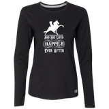 HAPPILY EVER AFTER (TWH Performance) wht 64LTTX Ladies’ Essential Dri-Power Long Sleeve Tee