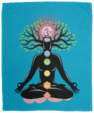 CHAKRAS PLUSH BLANKET (12 STYLES AND SIZES)