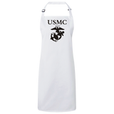 12969369602040866864usmc logo - Copy RP150 Sustainable Unisex Bib Apron