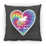 SHE FOUND HER LOVE TWH PLEASURE HEART ZP14 Small Square Pillow