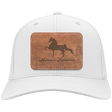 AMERICAN SADDLEBRED ON LEATHER CP80 Twill Cap - Patch