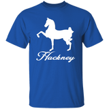 HACKNEY DESIGN 1 (white) 4HORSE G500 5.3 oz. T-Shirt