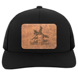 TURNIN AND BURNIN ON LEATHER 104C Trucker Snap Back - Patch