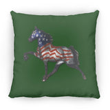 Tennessee Walking Horse Performance All American ZP14 Small Square Pillow