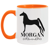 MORGAN STYLE 1 4HORSE AM11OZ 11 oz. Accent Mug