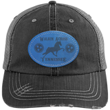 WALKIN ACROSS TENNESSEE TWH 6990 Distressed Unstructured Trucker Cap - Patch