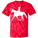Missouri Fox Trotter LADY FINAL ART WHITE CD100Y Youth Tie Dye T-Shirt