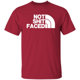 NOT SHIT FACED (WHITE) G500 5.3 oz. T-Shirt
