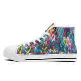 NASHVILLE BRAND HEART GRAFFITI  High-Top Canvas Shoes