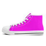 NASHVILLE BRAND NEON PINK High-Top Canvas Shoes