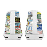 NASHVILLE BRAND I BE TRAVELIN High-Top Canvas Shoes