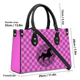 SADDLEBRED PINK AZTEC  Luxury Women PU Tote Bag - Black