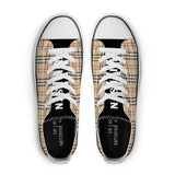 NASHVILLE BRAND BURBURY Classic Low Top Canvas Shoes - White