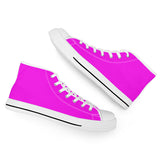 NASHVILLE BRAND NEON PINK High-Top Canvas Shoes