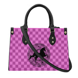 SADDLEBRED PINK AZTEC  Luxury Women PU Tote Bag - Black