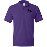 American Saddlebred 2 (black) G880 Jersey Polo Shirt - My Pony Store