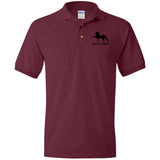 American Saddlebred 2 (black) G880 Jersey Polo Shirt - My Pony Store