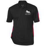 American Saddlebred 2 (white) ST695 Performance Textured Three-Button Polo - My Pony Store