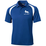 American Saddlebred 2 (white) T476 Moisture-Wicking Tag-Free Golf Shirt - My Pony Store