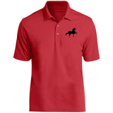 American Saddlebred (black) K110 Dry Zone UV Micro-Mesh Polo - My Pony Store