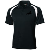 American Saddlebred (black) T476 Moisture-Wicking Tag-Free Golf Shirt - My Pony Store