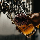 AMERICAN SADDLEBRED JAPANESE ART DRINK WEAR 16 OZ GLASS - My Pony Store