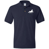 American Saddlebred (white) G880 Jersey Polo Shirt - My Pony Store