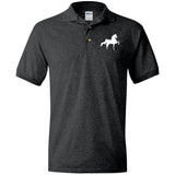 American Saddlebred (white) G880 Jersey Polo Shirt - My Pony Store