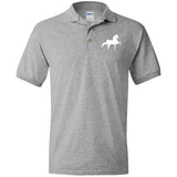 American Saddlebred (white) G880 Jersey Polo Shirt - My Pony Store