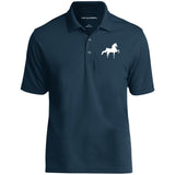 American Saddlebred (white) K110 Dry Zone UV Micro-Mesh Polo - My Pony Store