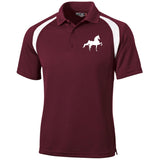 American Saddlebred (white) T476 Moisture-Wicking Tag-Free Golf Shirt - My Pony Store