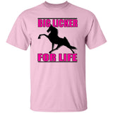 Big Licker for Life Pink G500 5.3 oz. T-Shirt - My Pony Store