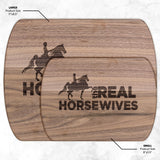 THE REAL SADDLEBRED WIVES Hardwood Oval Cutting Board - My Pony Store