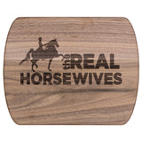 THE REAL SADDLEBRED WIVES Hardwood Oval Cutting Board - My Pony Store